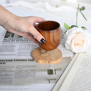 Posavasos de Madera de Diseño Rústico, Hechos a Mano, Ecológicos, Personalizables, de Alta Calidad, para Decoración de Mesa - Product Image 5