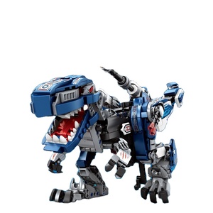 Reobrix Mechadino 33002, Bloques de Construcción, Robot Dinosaurio, Modelo para Niños de 8 a 13 Años, Unisex, Juego de 10 Piezas, Juguete DIY con Luces y Sonidos - Product Image 1