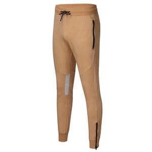 Custom Made With Your Own Logo Men's Homme Wide Leg Pants Active Unisex Sweat Pants With Side Pockets Zipper Jogger - Product Image 4