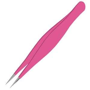 Pinzas para Cejas de Acero Inoxidable con Punta Puntiaguda Rosa, las Más Vendidas en Estados Unidos, Pinzas para Cejas y Pestañas Postizas - Product Image 1