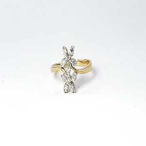 Classic Inspired Ladies <b>14K</b> <b>Gold</b> <b>Ring</b> Polished Yellow <b>Gold</b> Women's Jewelry Bridal Fashion Wear Gift Ready Design - Product Image 6
