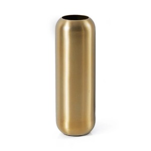 Jarrón de suelo minimalista de latón de alta calidad, recipiente decorativo moderno para diseño de interiores del hogar, para decoración del hogar. - Product Image 1