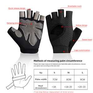 Guantes de Levantamiento de Pesas de Marca Privada, Diseño Ajustado para Cross-Training y Aeróbicos, Suministro de Fitness al por Mayor - Product Image 2