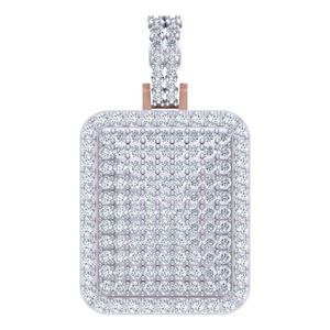 จี้เพชรสไตล์ฮิปฮอปสีเหลืองและสีขาวทอง10KT นักออกแบบพร้อมเพชรเจียระไนที่ยอดเยี่ยมสำหรับสวมใส่ทุกวัน - Product Image 1