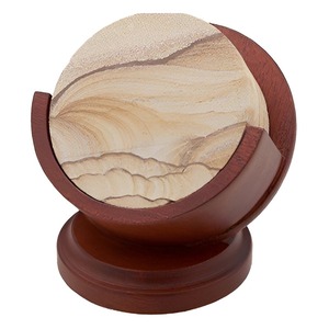 Sous-verres ronds en bois de haute qualité, écologiques, de style classique, emballés dans un carton, couleur et taille personnalisées, avec support pour boissons - Product Image 1