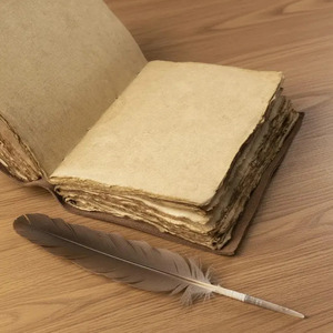 Vintage <b>Leather</b> Sewing Binding Embossed Travel <b>Diary</b> Handmade Brown Writing Notebook Planner Gift - Product Image 2