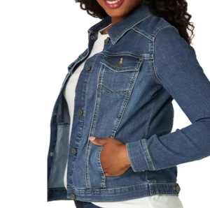 Wholesale 2026 Women's <b>Denim</b> Jackets High Quality Oversized Button-Up Jean <b>Coats</b> Casual Fashion Outwear Manufacturer - Product Image 4