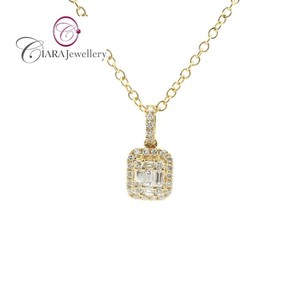 MEILLEURE VENTE TRADITIONNEL OEM ODM 18K AU750 CLASSE D'OR BLANC PENDENTIF CHARME avec CADEAU DE DIAMANT NATUREL - Product Image 1