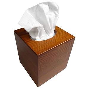 ฝาครอบกล่องกระดาษทิชชูไม้ที่ทนทานสำหรับการใช้งานในชีวิตประจำวัน ให้การจัดเก็บที่เชื่อถือได้และรูปลักษณ์ไม้ที่สวยงาม - Product Image 1