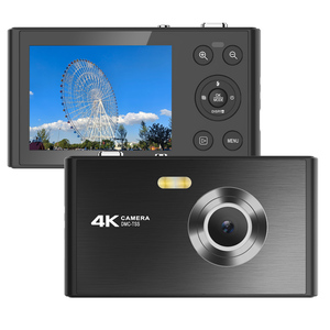 Cámara de Video 4K de 64MP Ultraligera y Delgada con Zoom Digital 16X, WiFi, Compatible con Windows/<span class=keywords><strong>Mac</strong></span>, Perfecta para Vlogs de Viaje - Product Image 1