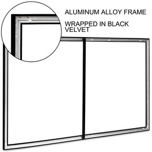 Schermo per Proiettore 4K HD da 100 Pollici con Cornice in Alluminio, Montaggio a Parete e Telaio Fisso (Tessuto PET) - Product Image 2