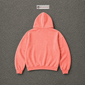Sudadera con Capucha Rosa con Gráficos y Letras Blancas en Grafiti, Sudadera Oversize Texturizada de Estilo Urbano Informal - Product Image 6