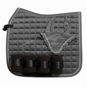 Tapis de selle de dressage de luxe matelassé avec doublure douce et respirante, qualité supérieure - Product Image 3