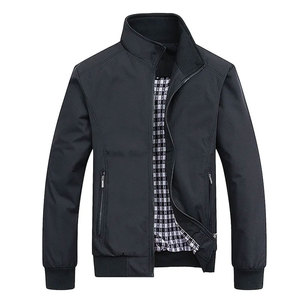 Veste pour homme, vestes bomber, vêtements décontractés pour le travail, streetwear, manteaux pour homme, coupe-vent simple, style britannique - Product Image 5