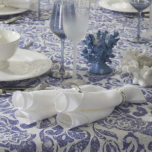 Nappe élégante Santorini, technique de tissage, pour la décoration de la maison et des événements - Product Image 4