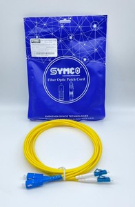 สายแพทช์ไฟเบอร์ออปติก SYMCO SC/UPC LC/UPC SM-DX-3.0-3M-2 เกรดโทรคมนาคม แบบดูเพล็กซ์ LSZH ผ่านการทดสอบจากโรงงาน 100% รับประกัน 1 ปี - Product Image 4