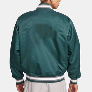 Vestes en satin à col rond pour hommes, vestes en satin de soie boutonnées à col rond pour hommes, manteaux en satin ajustés pour hommes, vente en gros - Product Image 6