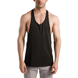 Camiseta Deportiva Personalizada con Logotipo para Hombre, Camiseta de Tirantes para Fisicoculturismo, 100% Poliéster, Tejido de Malla de Secado Rápido, Estilo Y-Back, Chaleco de Entrenamiento para Gimnasio - Product Image 1