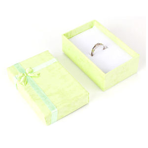 Luxury Ribbon Paper Jewelry <b>Box</b> Custom Logo <b>Gift</b> <b>Box</b> For Ring Necklace <b>Earring</b> Pendant Packaging - Product Image 2