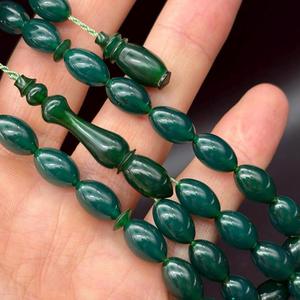Rosario Islámico Tasbih Hecho a Mano con Resina Epoxi, Tema de Ángel, Técnica de Fundición, Elegante Figura Religiosa Musulmana para Dikr - Product Image 4