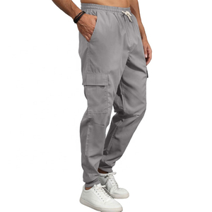 Pantalon Cargo Décontracté Homme 100% Coton Haute Qualité Respirant Léger en Toile avec Fermeture Éclair et Multi-Poches pour l'Extérieur – Vente en Gros - Product Image 4