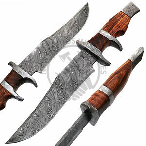 Nuevo Cuchillo Táctico de Caza para Senderismo y Camping, Cuchillo Bowie de Acero de Damasco, Cuchillo de Supervivencia de Hoja Fija Afilada - Product Image 2