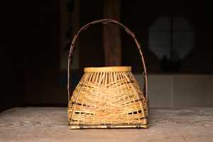 Rattan Woven <b>Bamboo</b> Living Room Candle Holder Natural Color Hanging Home and Garden Decoration Wooden Candle <b>Lantern</b> With Handle - Product Image 2