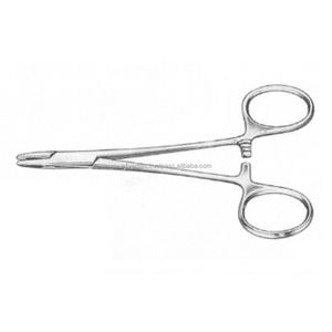Porte-aiguilles manuels réutilisables en acier inoxydable de qualité médicale, 12,5 cm, instruments chirurgicaux de suture A-1 VERITAS Sialkot - Product Image 3