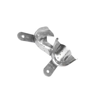 Bandejas de Impresión Dentales de Aluminio Azicon - Juego de Bandejas de Impresión Orales Superiores e Inferiores Perforadas, Ligeras, Reutilizables y Autoclavables - Product Image 6