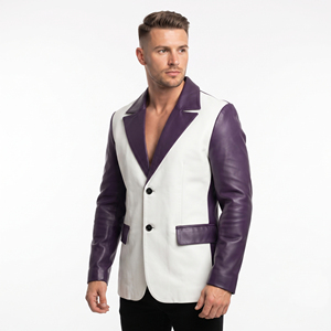High Quality Genuine <b>Leather</b> <b>Blazer</b> for Men Cowhide <b>Blazer</b> Men Business Coat Wholesale Men Genuine <b>Leather</b> <b>Blazer</b> - Product Image 1
