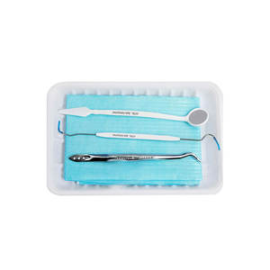 Kit dentaire jetable de qualité supérieure pour cliniques et hôpitaux, ensemble d'examen dentaire stérile à usage unique, miroir, sonde, pince, plateau - Product Image 3