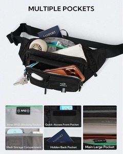 Riñonera Compacta de 2L, Ligera, Duradera, Clásica, OEM, Personalizable, Vietnam, con Compartimento con Cierre Seguro - Product Image 3