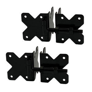 Charnières de porte en acier inoxydable noir de qualité commerciale 2 charnières par paquet pour porte et fenêtre - Product Image 1