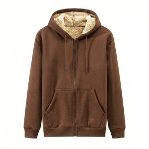 Heavy <b>weight</b> Men Zipper Hoodie Custom 100% Cotton Embroidery Hoodies for Man zip up hoodie - Product Image 2