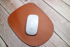 Premium Leather <b>Computer</b> <b>Mouse</b> Pad Anti Skid Backing Large Writing Surface Personalized Executive Office Mat LMP-0010 - Product Image 2