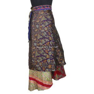 Faldas Largas Estilo Sari, Boho, Multicolores, para Verano, Cómodas, Estilo Hippie, Talla Única, para Mujeres, Chicas y Señoras - Product Image 6