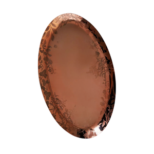 Hand Hammered Kitchen Decor Creative Metal Ware Solid Copper Sculptured Maple Leaf Round Serving Tray Platter <b>Wall</b> <b>Plate</b> On Sale - Product Image 3