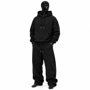 Conjunto Deportivo Unisex Personalizable en Color, con Capucha, Manga Larga, Cordón Ajustable, Estilo Deportivo para Adultos, Temporada de Otoño, en Venta - Product Image 2