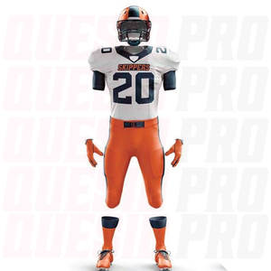 Uniforme de football américain pour hommes adultes de haute qualité à bas prix, respirant, à séchage rapide, pour l'été, fabriqué en 100% polyester, performant - Product Image 3