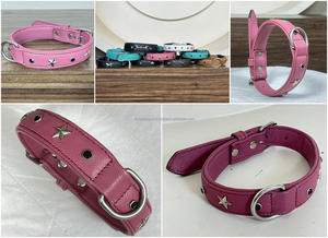 Collar para Mascotas de Cuero Genuino, Venta al Por Mayor, Accesorios de Diseño para Mascotas, Correa Ajustable, Suave y Cómoda para el Cuello, Expo Marzo 2026 - Product Image 3