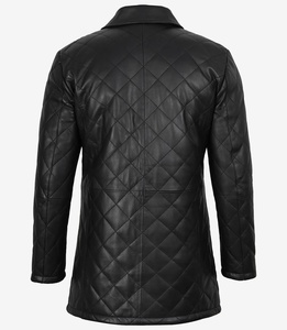 HIGH QUALITY PREMIUM LEATHER LONG <b>COAT</b> VERY CLASSY AND COOL - Product Image 5
