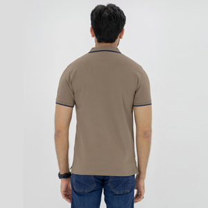 Camiseta Polo de Piqué Grueso para Hombre, 240 GSM, 100% Algodón, Estilo Casual Elegante, Ropa Urbana, Fabricante OEM Personalizado con Etiqueta Privada - Product Image 3