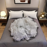 100% Polyester 7D HD Fibre creuse blanche sèche recyclable ignifuge Matériau de rembourrage Vietnam Vikohasan pour jouets, oreillers, canapés