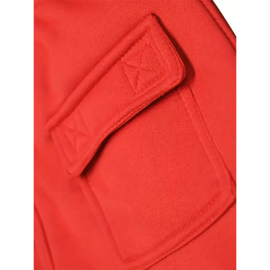 Pantalon de jogging cargo streetwear pour homme, molletonné épais, multi-poches, coupe ample en coton, personnalisable, avec plis à l'avant et taille élastique - Product Image 3