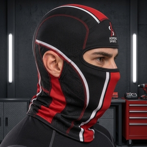 Custom Balaclava Mask Full Face Winter <b>Head</b> <b>Cover</b> Breathable Stretch Fabric Lightweight Comfortable Design Outdoor Sports - Product Image 2