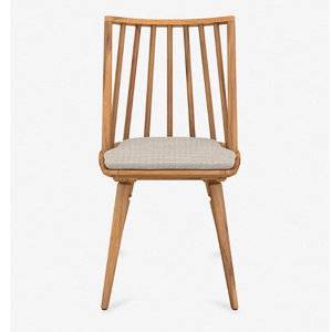Silla de Estilo Minimalista, Silla de Comedor de Alta Calidad con Estructura de Madera de Teca para Decoración del Hogar - Product Image 2