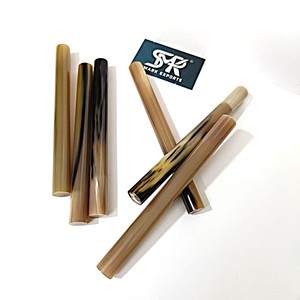 Varillas de Cuerno de Búfalo Natural de Primera Calidad, Rollos de Cuerno Pulidos y Lisos para Empuñaduras de Cuchillos, Incrustaciones de Joyería, Tallado y Proyectos de Manualidades - Product Image 1