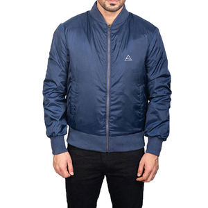 Blouson bomber sur mesure avec logo sur le devant, imperméable et coupe-vent, options grandes tailles pour hommes - Product Image 2