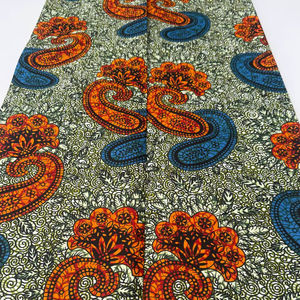Tela de Algodón Ankara con Estampado Africano de Alta Calidad Personalizada, Marca Privada de Hitjem Export para Ropa de Moda de Ghana - Product Image 1