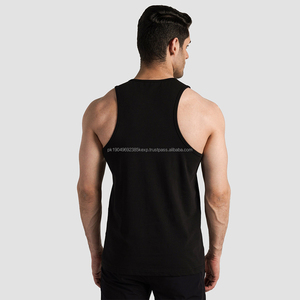 เสื้อกล้ามออกกำลังกายสำหรับผู้ชาย ผลิตตามสั่ง เสื้อผ้าสำหรับออกกำลังกาย ระบายอากาศ แห้งเร็ว บริการ OEM ดีไซน์ล่าสุด - Product Image 1